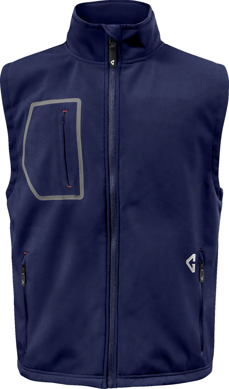 GERBING HEATED CLOTHING 7V Torrid Softshell Heated Vest 2.0 - Navy - Small GERTVST7VMNS