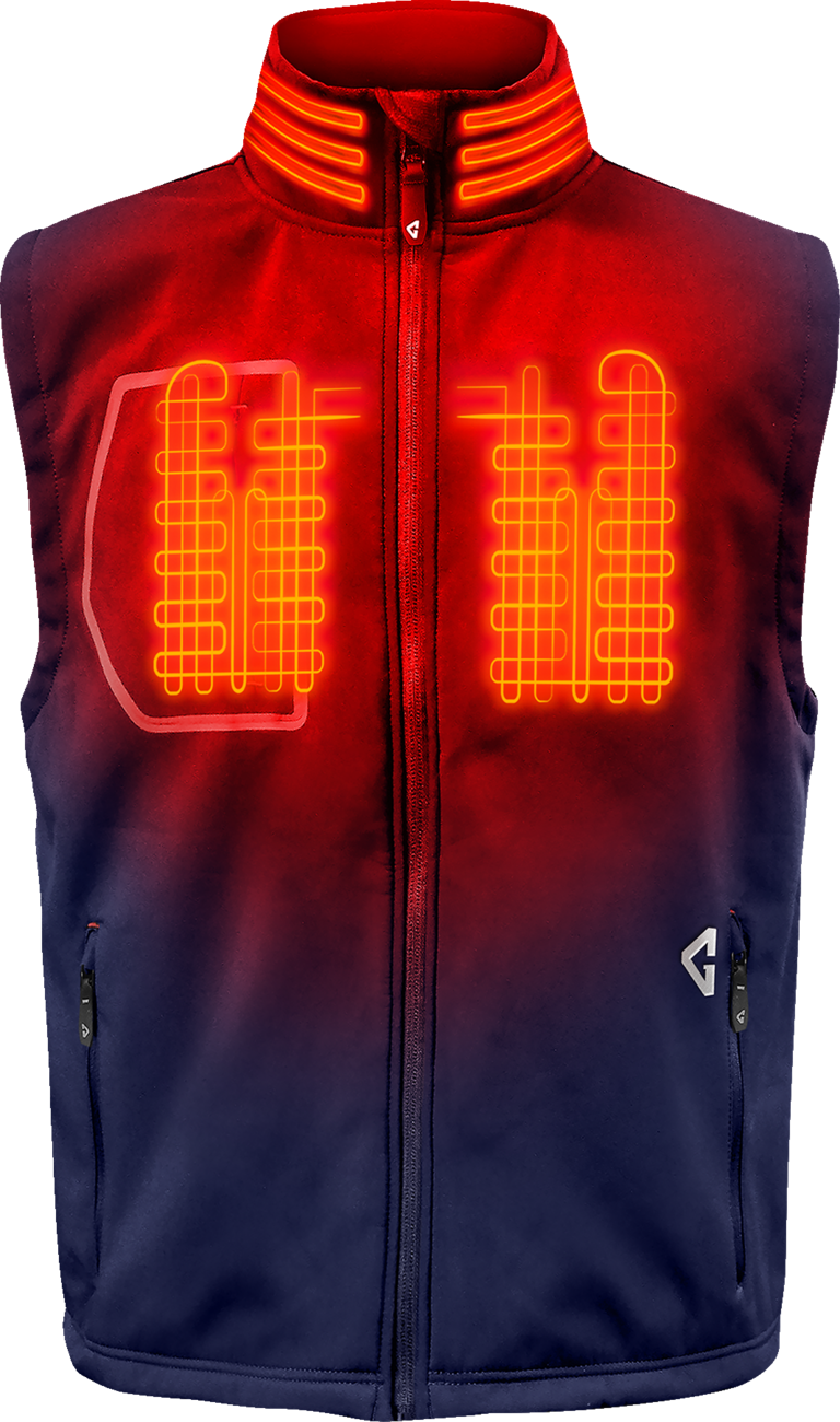 GERBING HEATED CLOTHING 7V Torrid Softshell Heated Vest 2.0 - Navy - Large GER-TVST-7V-M-N-L