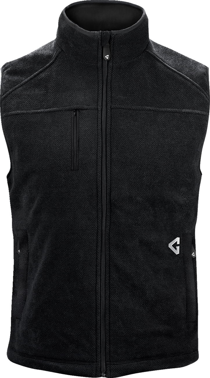 GERBING HEATED CLOTHING 7V Thermite Fleece Heated Vest 2.0 - Black - Large GER-TFVST-7V-M-B-L