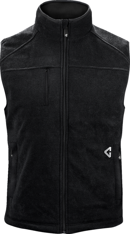 GERBING HEATED CLOTHING 7V Thermite Fleece Heated Vest 2.0 - Black - Large GER-TFVST-7V-M-B-L