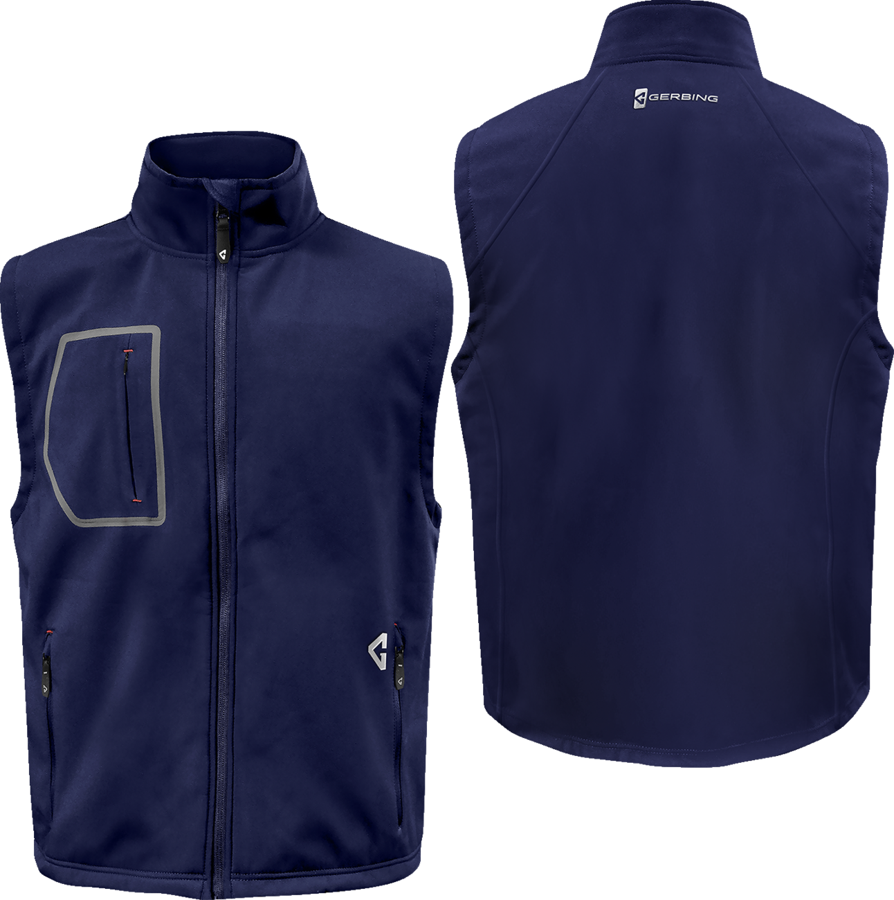 GERBING HEATED CLOTHING 7V Torrid Softshell Heated Vest 2.0 - Navy - Small GERTVST7VMNS