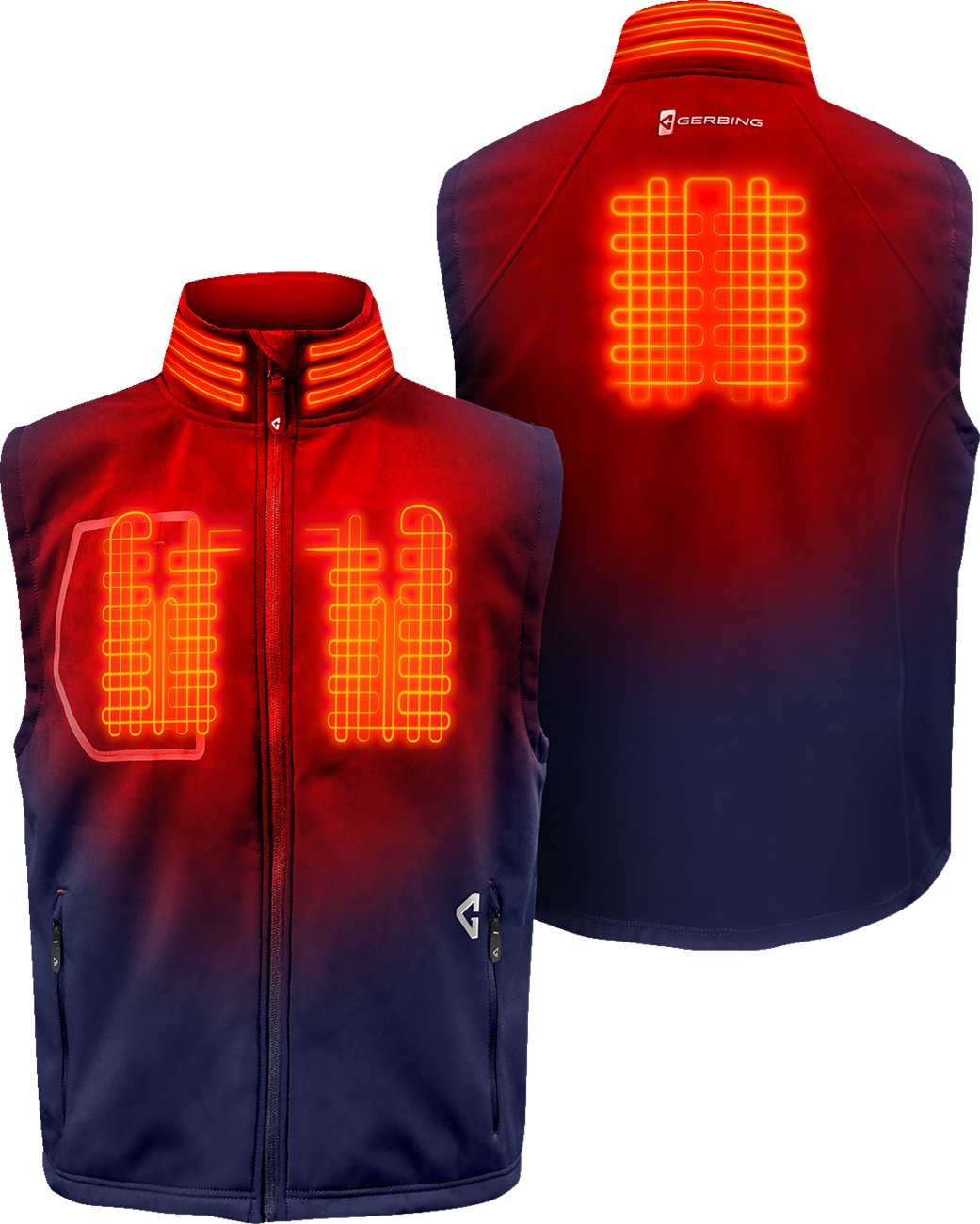 GERBING HEATED CLOTHING 7V Torrid Softshell Heated Vest 2.0 - Navy - 2XL GER-TVST-7V-M-N-XXL