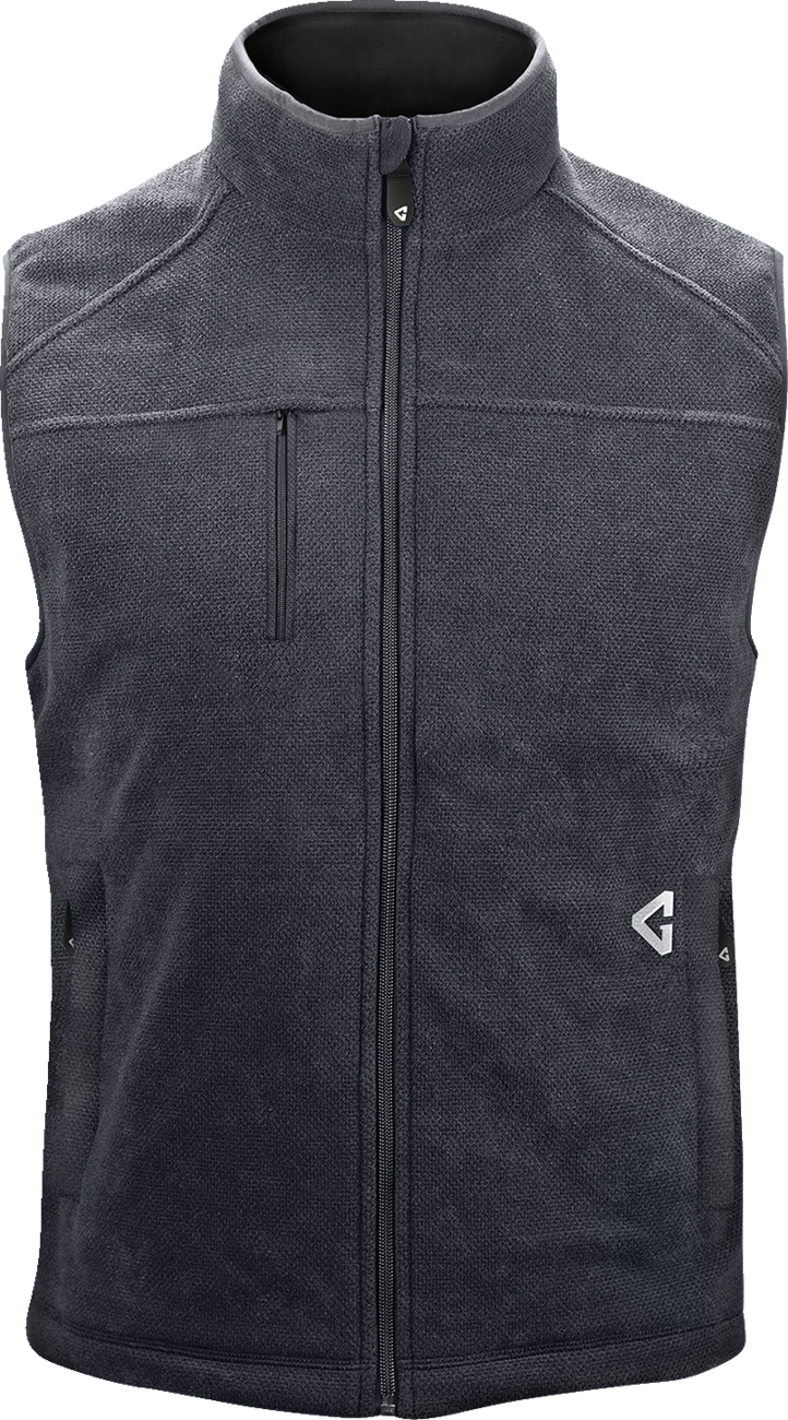 GERBING HEATED CLOTHING 7V Thermite Fleece Heated Vest 2.0 - Gray - Small GER-TFVST-7V-M-G-S