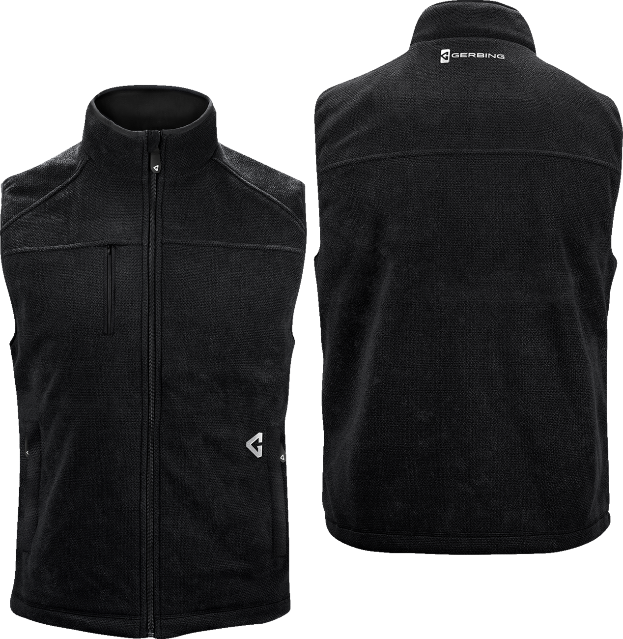 GERBING HEATED CLOTHING 7V Thermite Fleece Heated Vest 2.0 - Black - Small GER-TFVST-7V-M-B-S