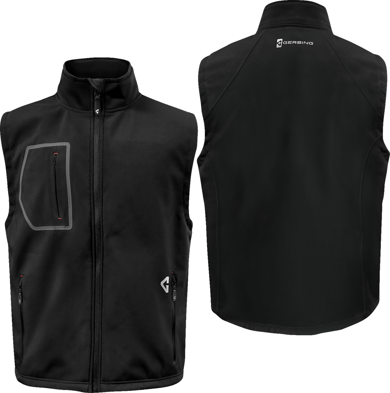 GERBING HEATED CLOTHING 7V Torrid Softshell Heated Vest 2.0 - Black - Small GER-TVST-7V-M-B-S