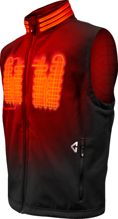 GERBING HEATED CLOTHING 7V Torrid Softshell Heated Vest 2.0 - Black - Small GER-TVST-7V-M-B-S