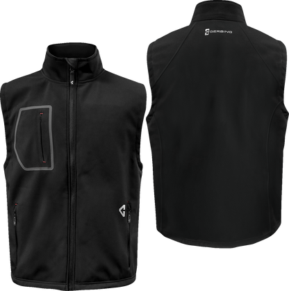 GERBING HEATED CLOTHING 7V Torrid Softshell Heated Vest 2.0 - Black - XL GER-TVST-7V-M-B-XL