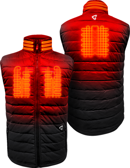 GERBING HEATED CLOTHING 7V Khione Puffer Heated Vest 2.0 - Black - 2XL GER-KPVST-7V-M-B-XXL