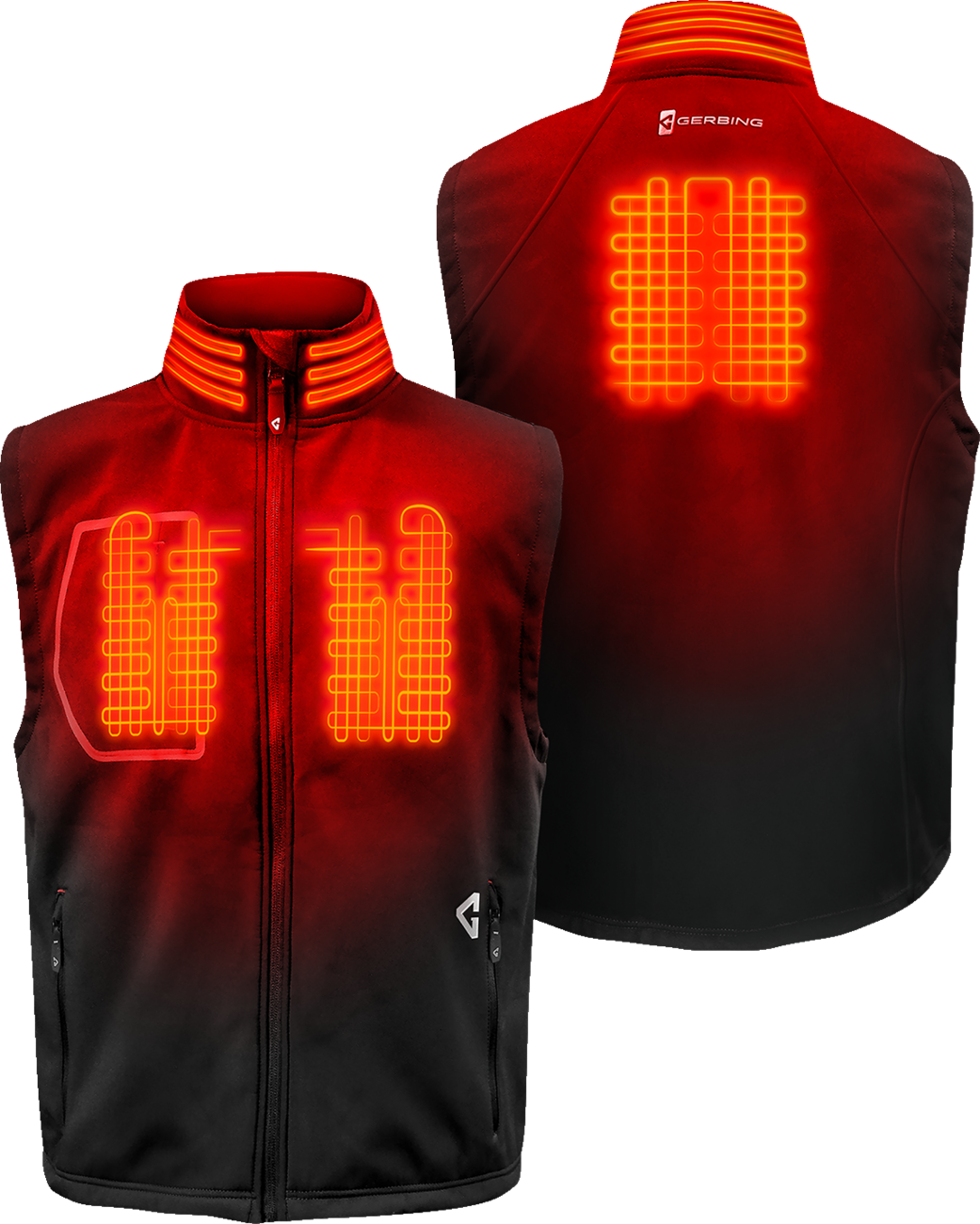GERBING HEATED CLOTHING 7V Torrid Softshell Heated Vest 2.0 - Black - Large GER-TVST-7V-M-B-L