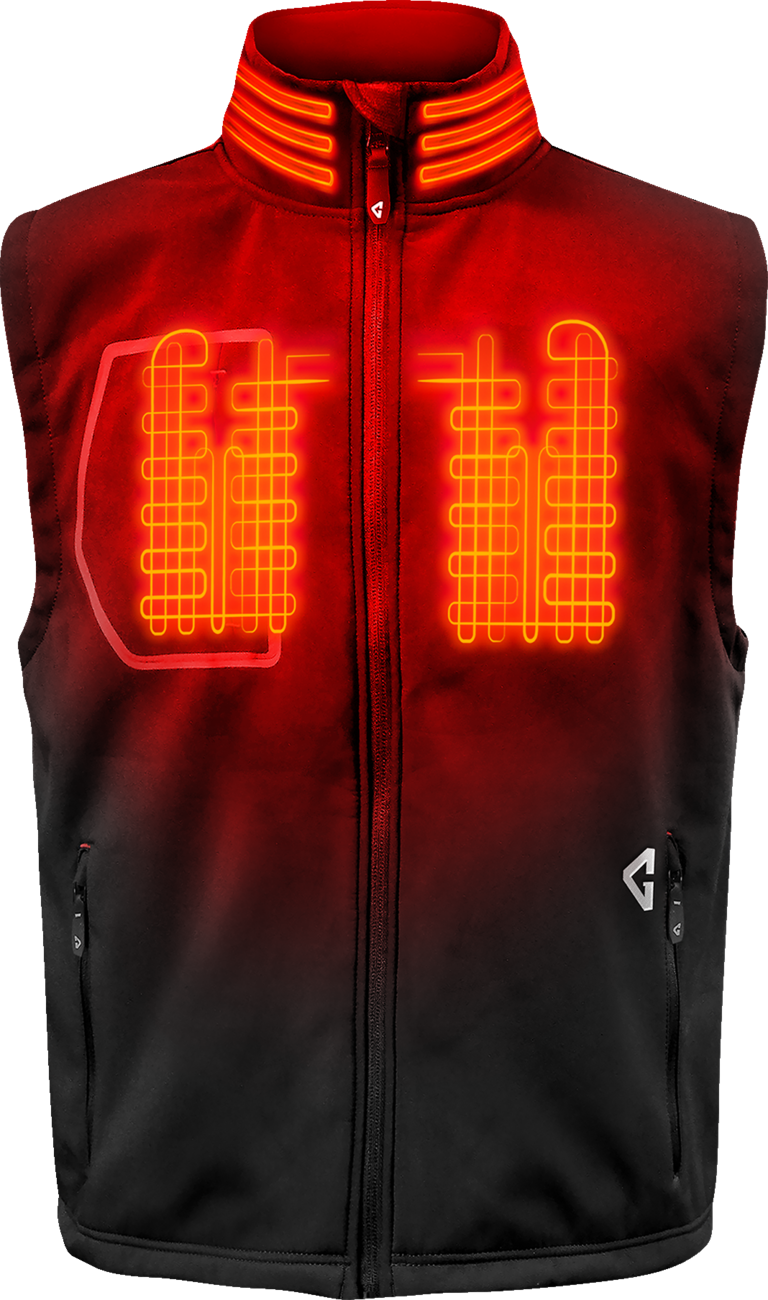GERBING HEATED CLOTHING 7V Torrid Softshell Heated Vest 2.0 - Black - Small GER-TVST-7V-M-B-S
