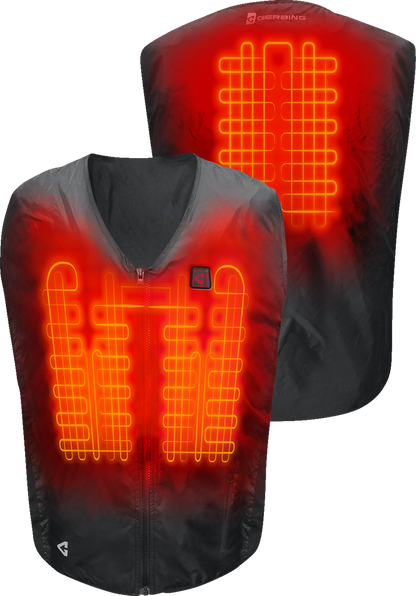 GERBING HEATED CLOTHING 7V Battery Heated Vest Liner - Black - L/XL GERVTLN7VUNIBLKLXL