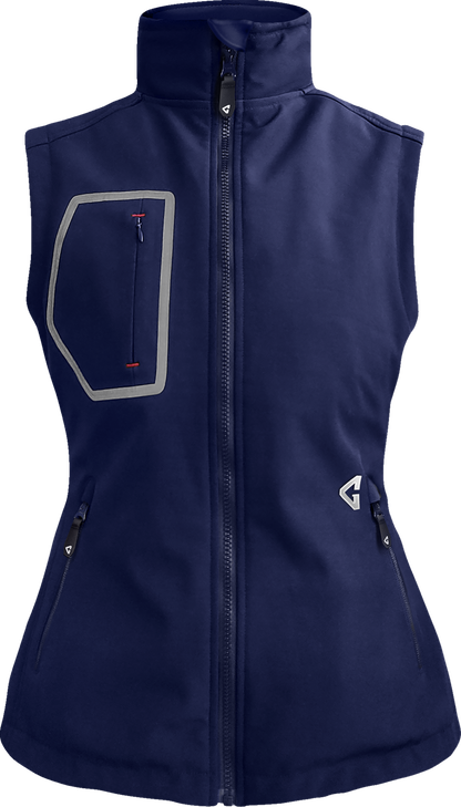 GERBING HEATED CLOTHING Women's 7V Torrid Softshell Heated Vest 2.0 - Navy - Small GER-TVST-7V-W-N-S