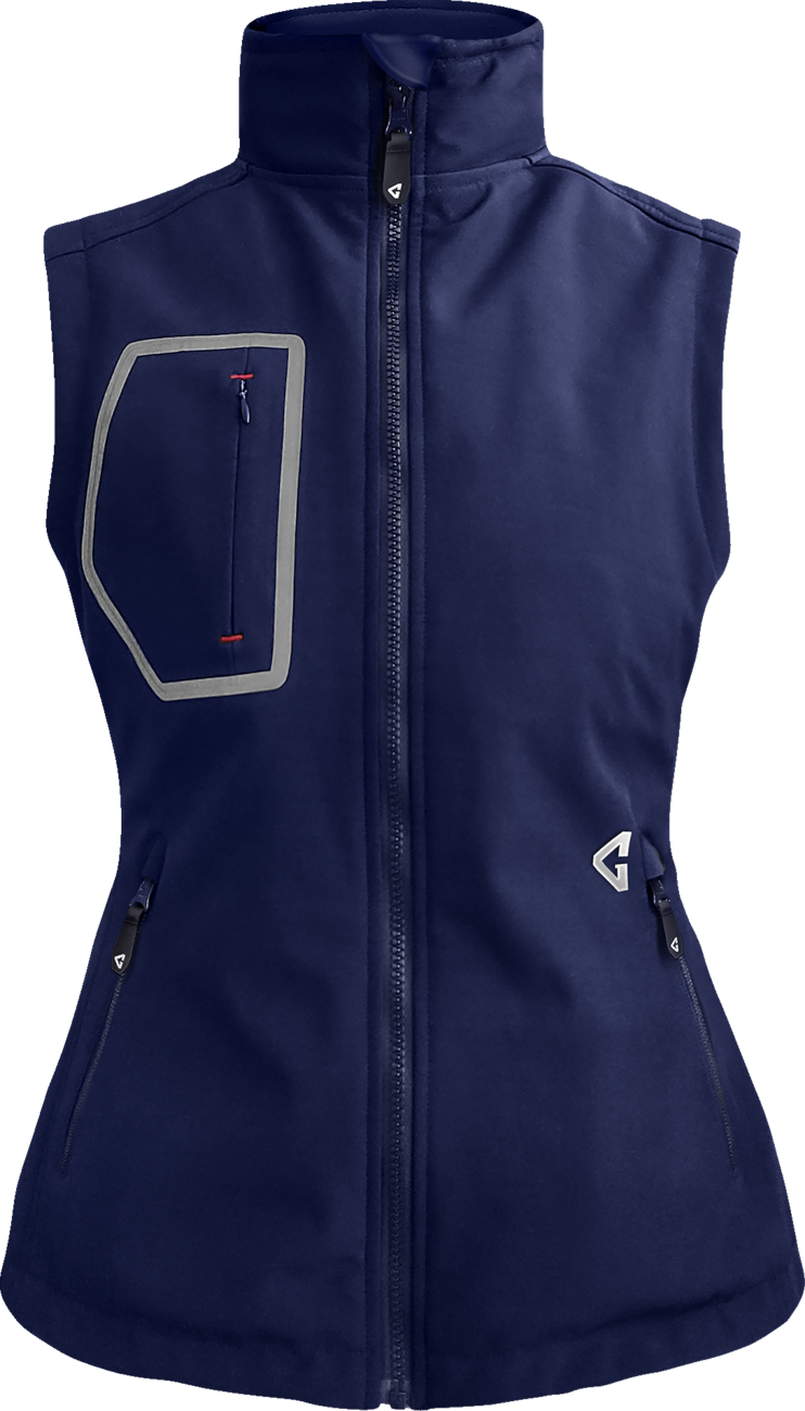 GERBING HEATED CLOTHING Women's 7V Torrid Softshell Heated Vest 2.0 - Navy - Large GER-TVST-7V-W-N-L