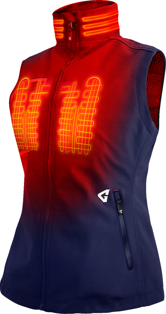 GERBING HEATED CLOTHING Women's 7V Torrid Softshell Heated Vest 2.0 - Navy - XS GER-TVST-7V-W-N-XS