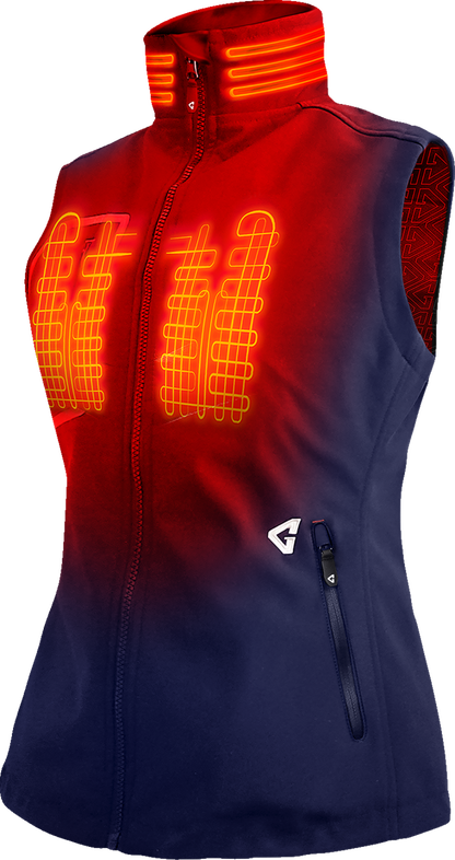 GERBING HEATED CLOTHING Women's 7V Torrid Softshell Heated Vest 2.0 - Navy - XS GER-TVST-7V-W-N-XS
