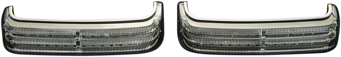 CUSTOM DYNAMICS Saddlebag Lights - Chrome/Smoke PB-SB-HD-CS