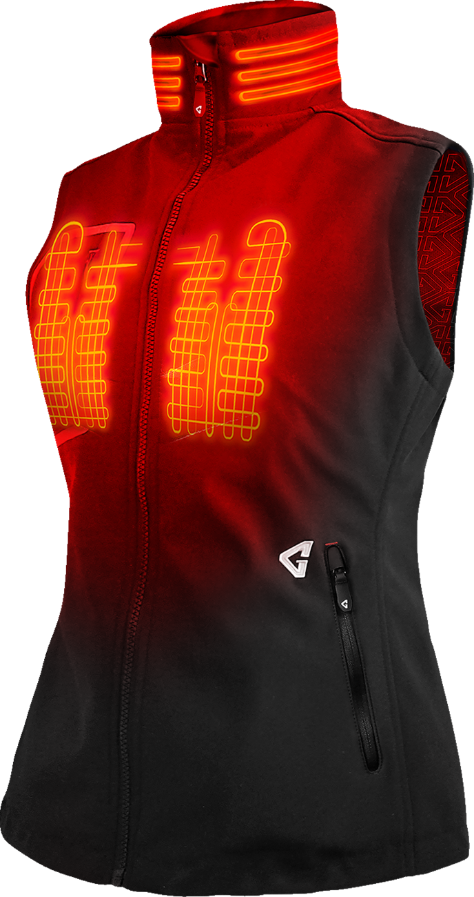 GERBING HEATED CLOTHING Women's 7V Torrid Softshell Heated Vest 2.0 - Black - Large GER-TVST-7V-W-B-L