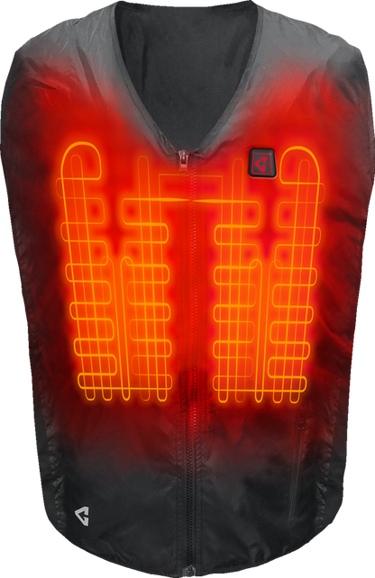 GERBING HEATED CLOTHING 7V Battery Heated Vest Liner - Black - S/M GERVTLN7VUNIBLKSM