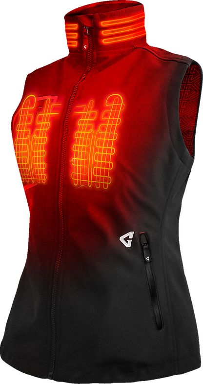 GERBING HEATED CLOTHING Women's 7V Torrid Softshell Heated Vest 2.0 - Black - Small GER-TVST-7V-W-B-S
