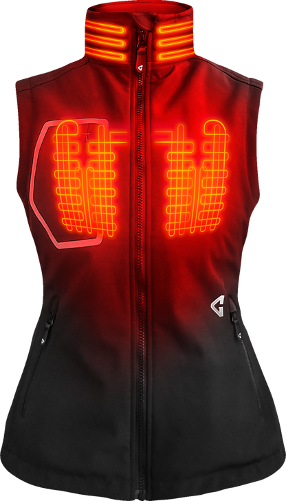 GERBING HEATED CLOTHING Women's 7V Torrid Softshell Heated Vest 2.0 - Black - Medium GER-TVST-7V-W-B-M