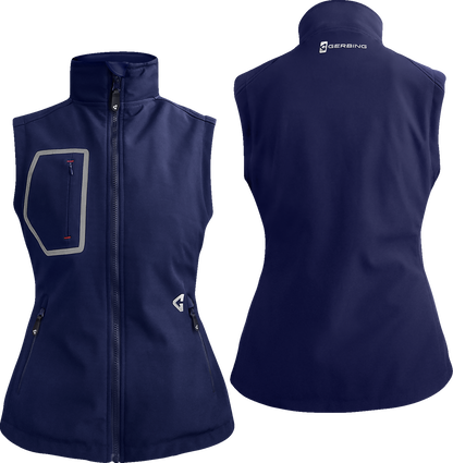GERBING HEATED CLOTHING Women's 7V Torrid Softshell Heated Vest 2.0 - Navy - Small GER-TVST-7V-W-N-S