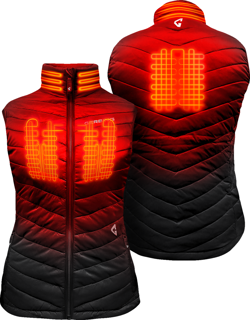 GERBING HEATED CLOTHING Women's 7V Khione Puffer Heated Vest 2.0 - Black - XS GER-KPVST-7V-W-B-XS