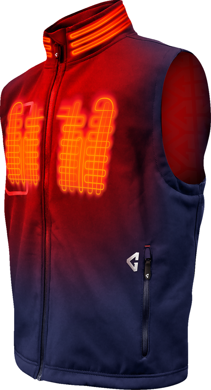 GERBING HEATED CLOTHING 7V Torrid Softshell Heated Vest 2.0 - Navy - 2XL GER-TVST-7V-M-N-XXL