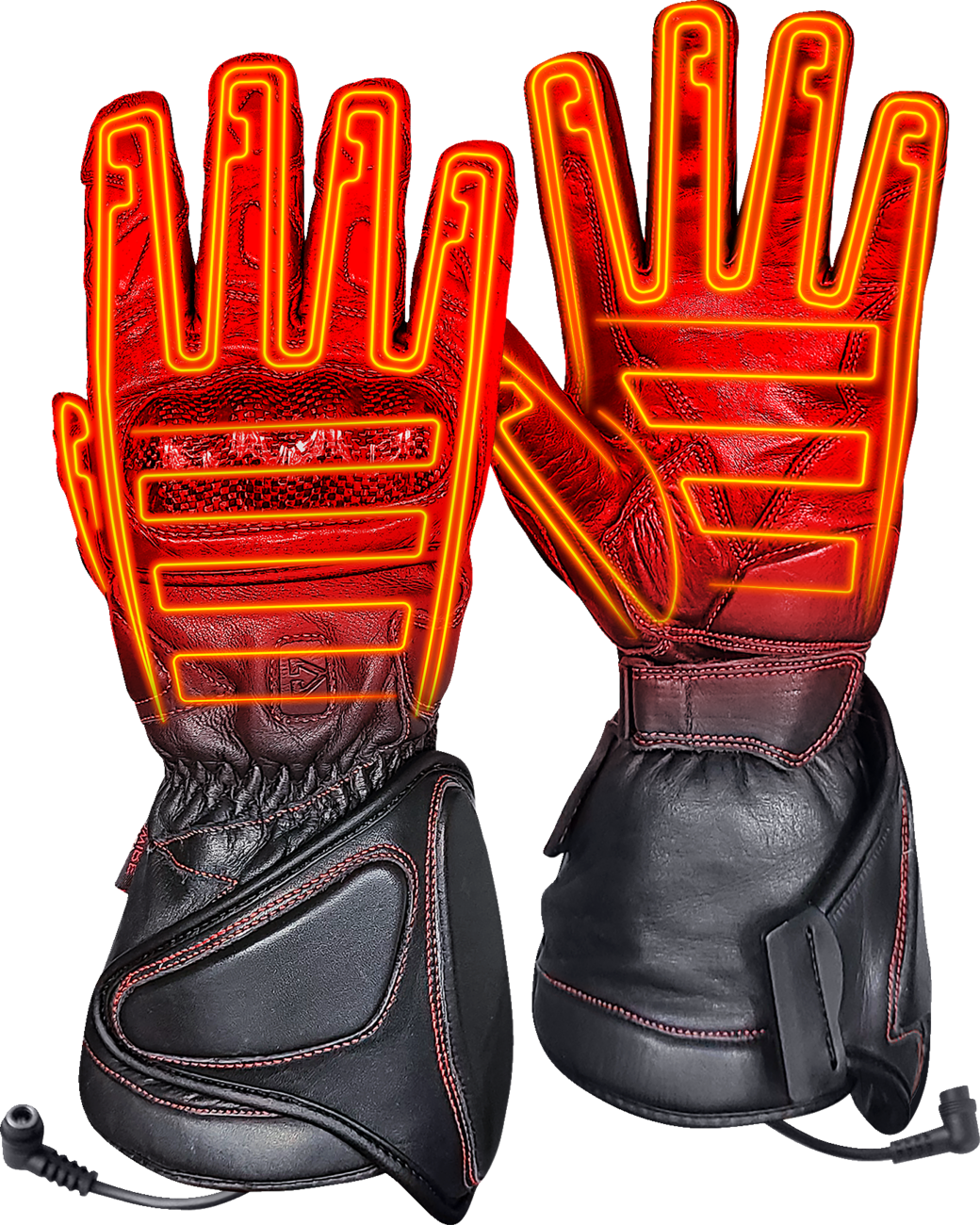 GERBING HEATED CLOTHING 12 V Extreme Hard Knuckle Heated Gloves - Black - 3XL GER-EXGL-12-B-3XL