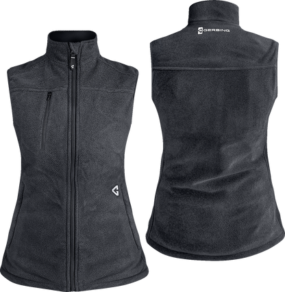 GERBING HEATED CLOTHING Women's 7V Thermite Heated Fleece Vest 2.0 - Gray - XL GER-TFVST-7V-W-GXL