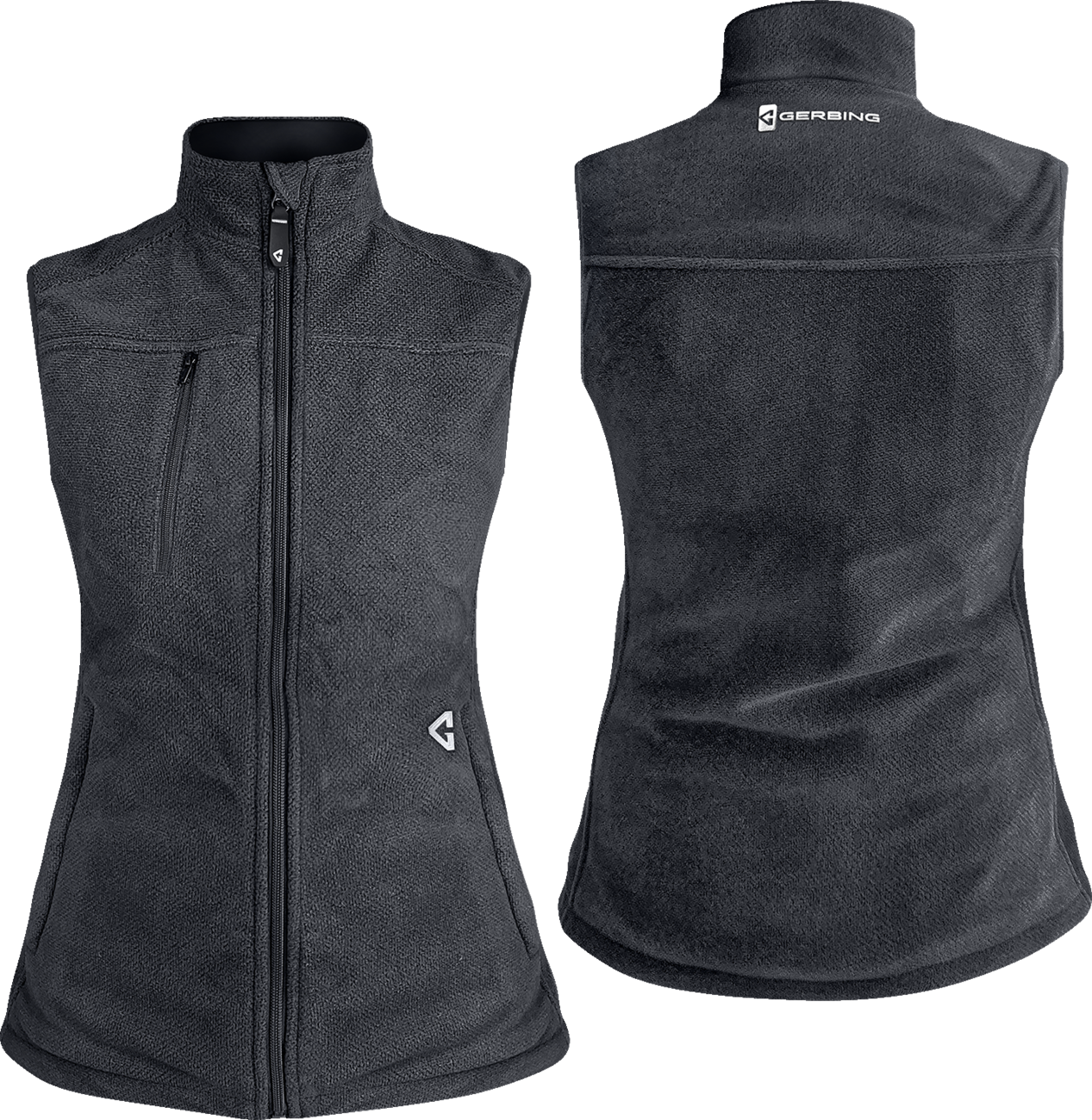 GERBING HEATED CLOTHING Women's 7V Thermite Heated Fleece Vest 2.0 - Gray - Small GER-TFVST-7V-W-GS
