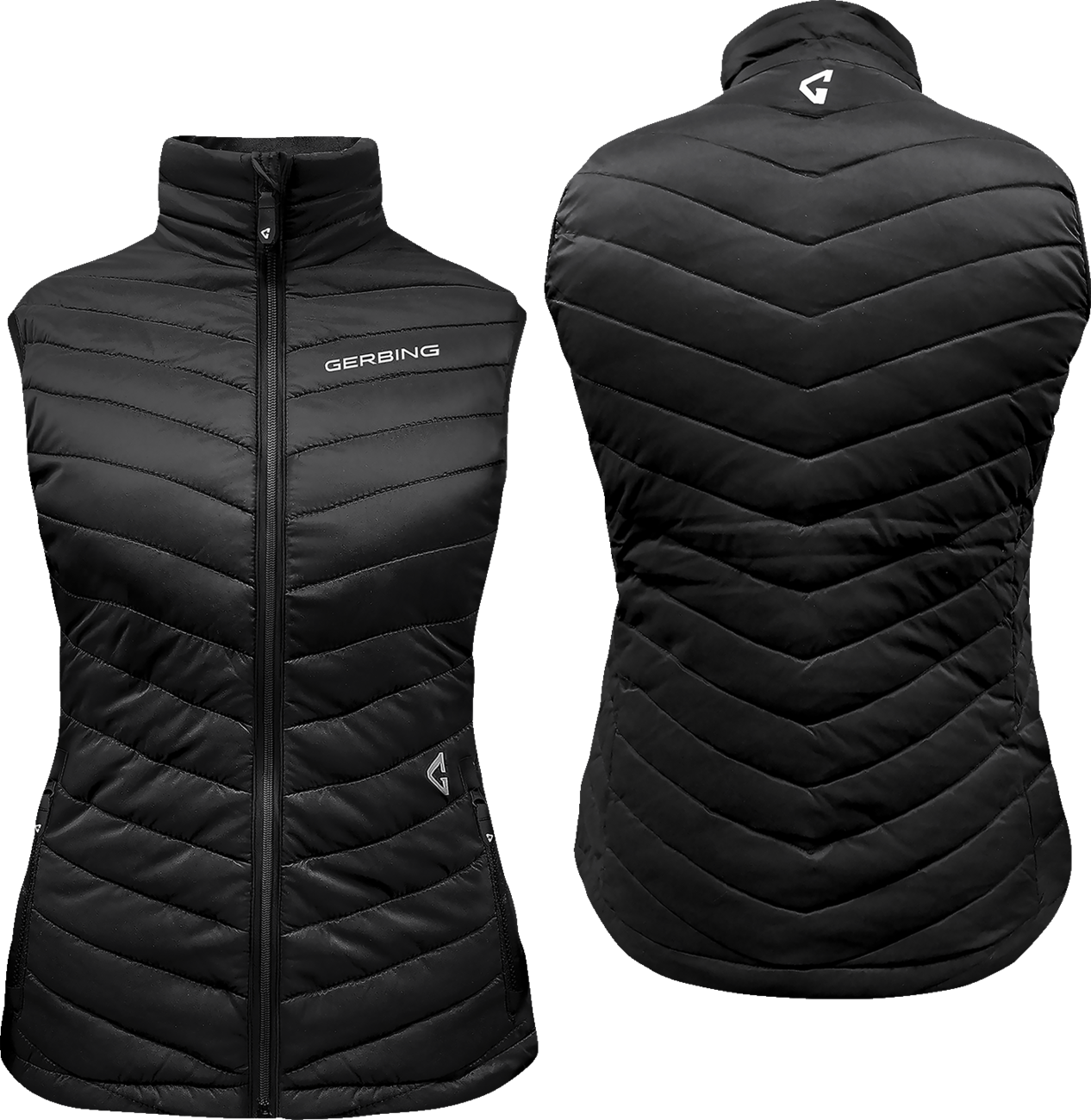 GERBING HEATED CLOTHING Women's 7V Khione Puffer Heated Vest 2.0 - Black - XL GER-KPVST-7V-W-B-XL