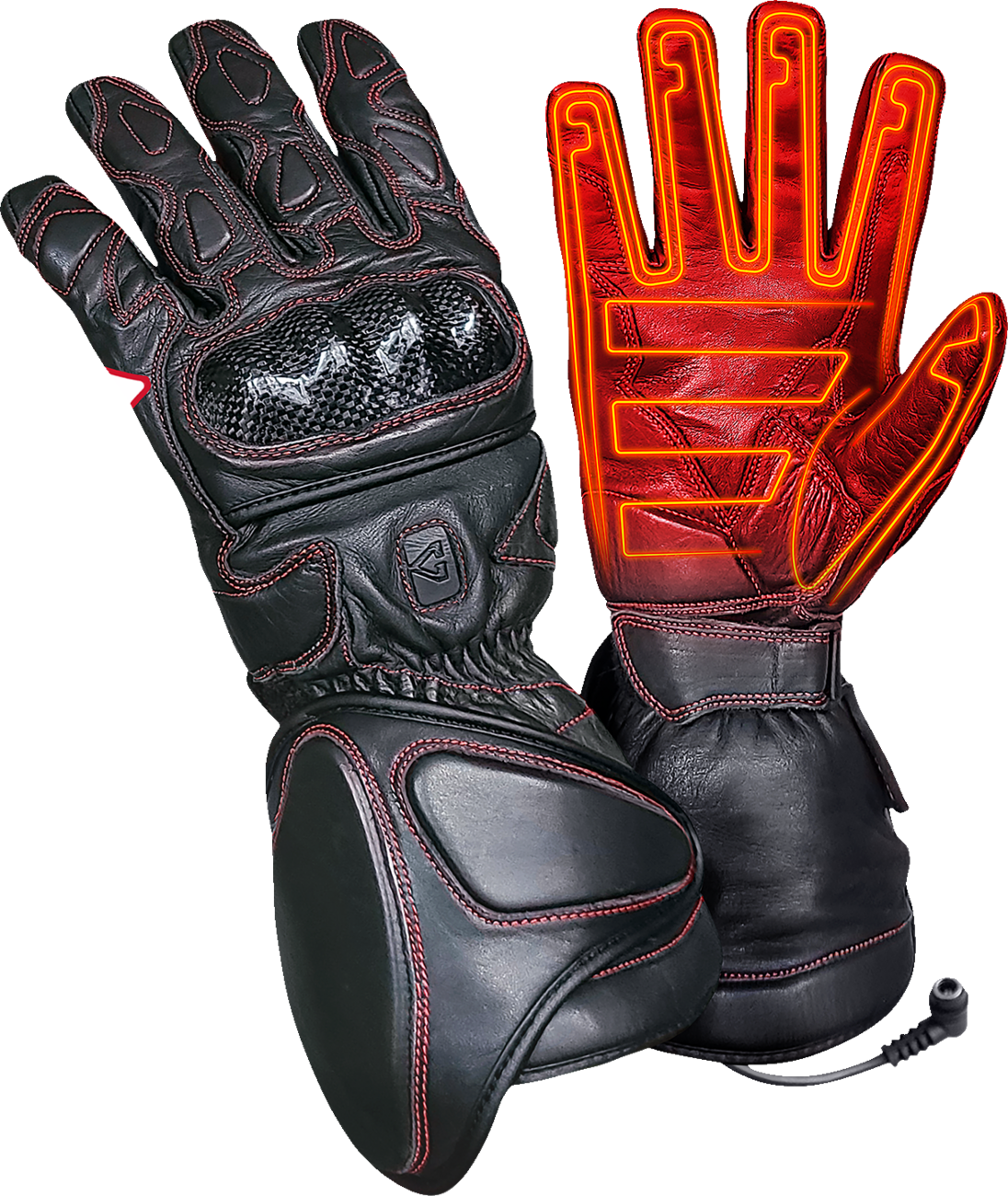 GERBING HEATED CLOTHING 12 V Extreme Hard Knuckle Heated Gloves - Black - 3XL GER-EXGL-12-B-3XL