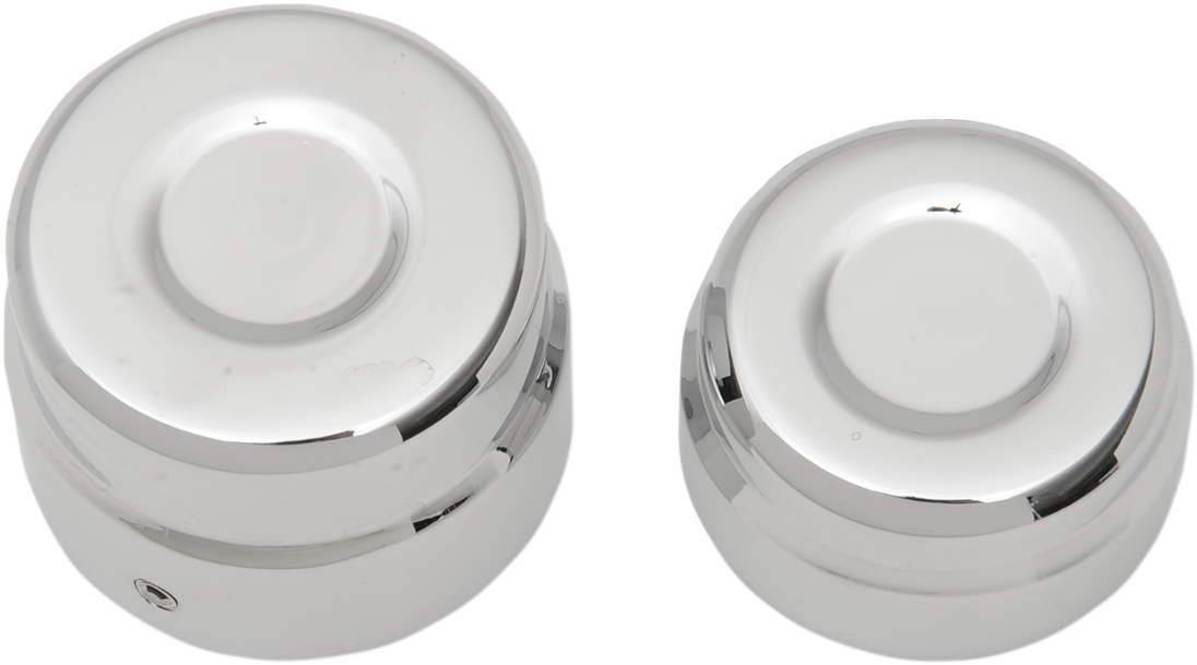 DRAG SPECIALTIES Axle Caps - Rear - Chrome - Pair 0214-0834