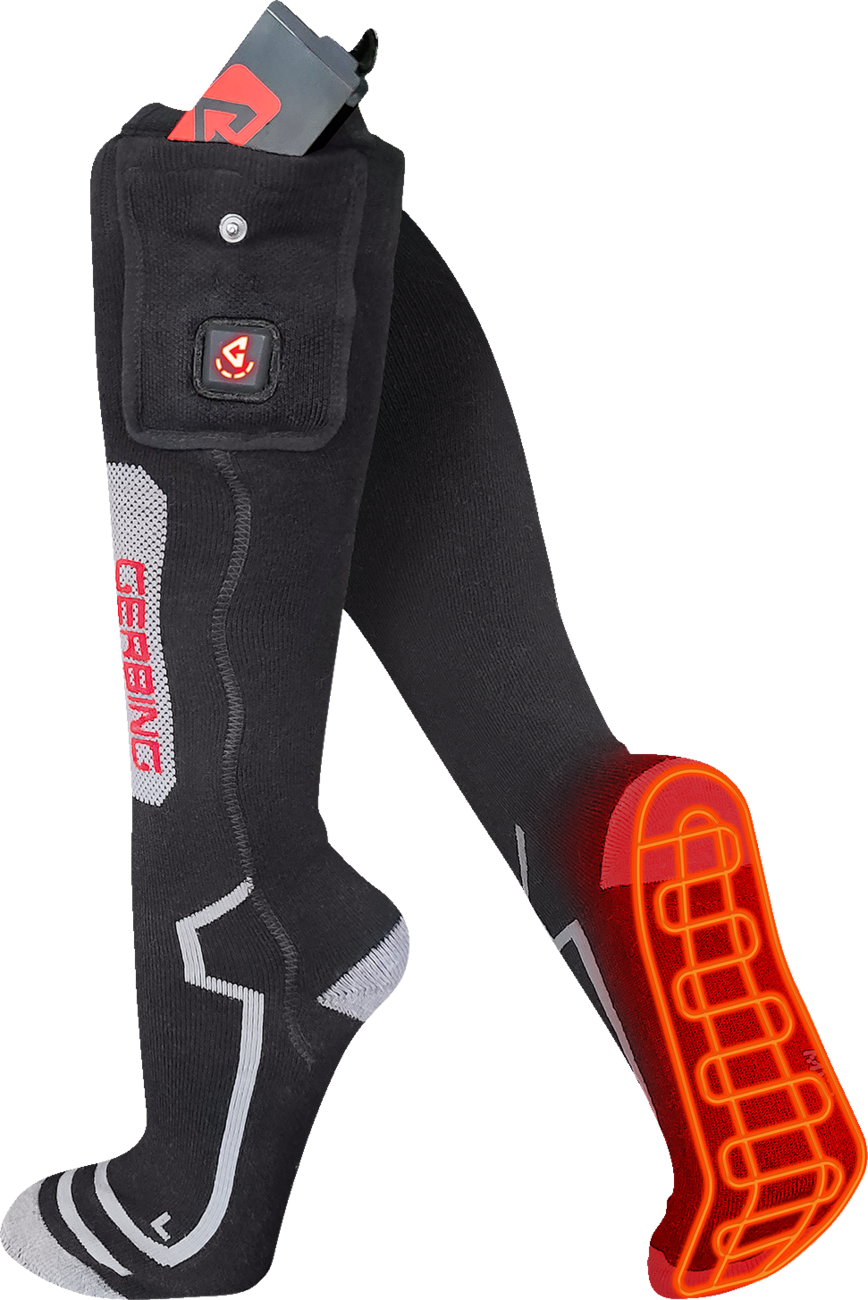 GERBING HEATED CLOTHING 7V Wool Heated Socks - Small/Medium GER-SK-7V-W-S-M