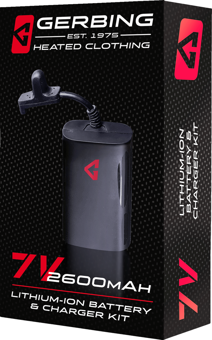 GERBING HEATED CLOTHING Battery - 7 V - 2600 mAH G0720U-BAT-860-001-1