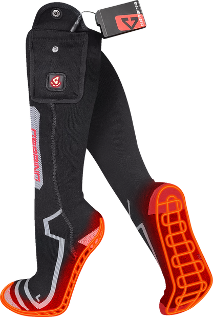 GERBING HEATED CLOTHING 7V Wool Heated Socks - Small/Medium GER-SK-7V-W-S-M