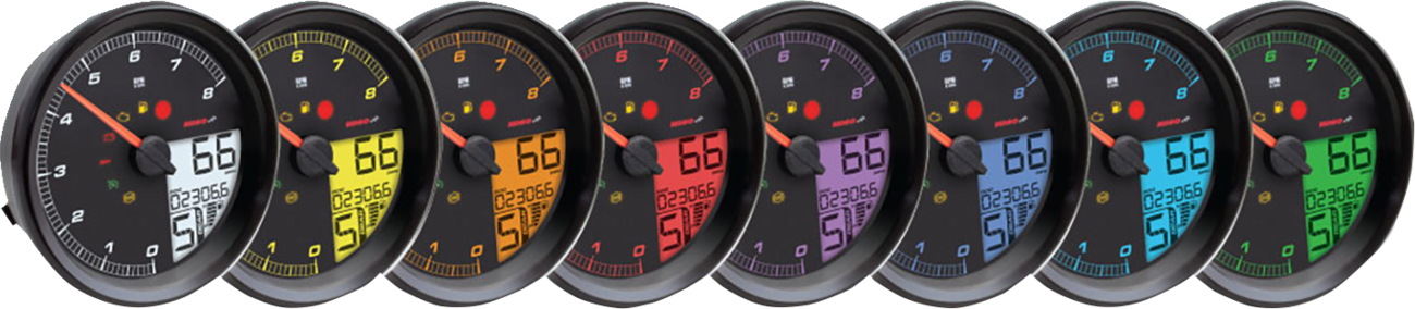 KOSO NORTH AMERICA HD-05 Multifunction Meter - Black BA072010