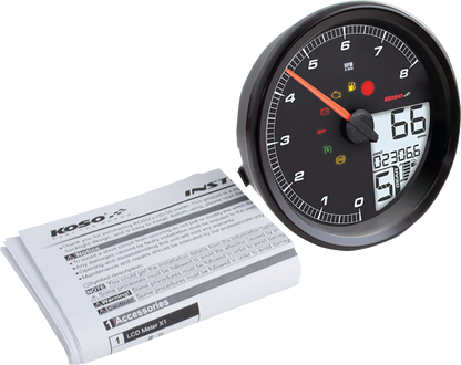 KOSO NORTH AMERICA HD-05 Multifunction Meter - Black BA072010