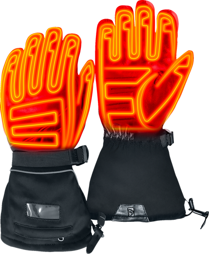 GERBING HEATED CLOTHING GT5 12 V Hybrid Heated Gloves - Black - 3XL GERGLVGT512VBLK3XL