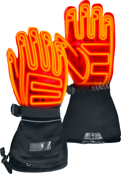 GERBING HEATED CLOTHING GT5 12 V Hybrid Heated Gloves - Black - 2XL GERGLVGT512VBLKXXL