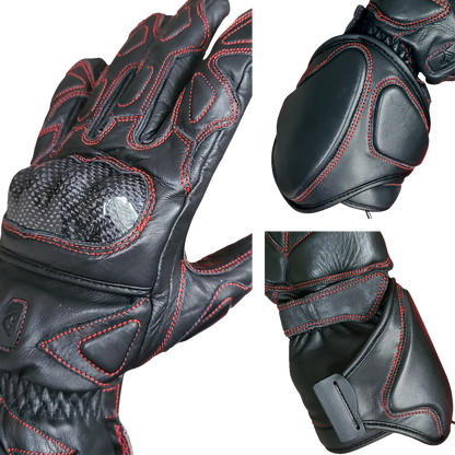 GERBING HEATED CLOTHING 12 V Extreme Hard Knuckle Heated Gloves - Black - Medium GER-EXGL-12-B-M