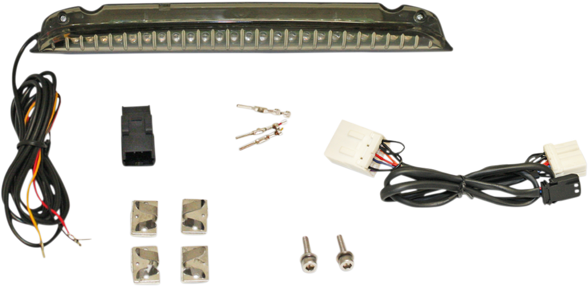 CUSTOM DYNAMICS Luggage Rack Light - Smoke CD-LR-02-S