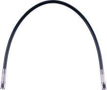 MAGNUM SHIELDING Universal XR Brake Line - 17" - Black w/ Chrome Fittings SBC0500-17