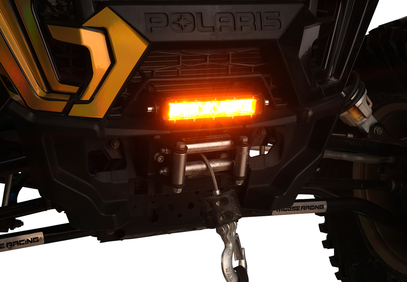 MOOSE OFFROAD Light Bar - LED - 8" - Amber MSE-LB8A