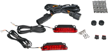 CUSTOM DYNAMICS Luggage Rack Light Bar - Red CD-LR-07-R