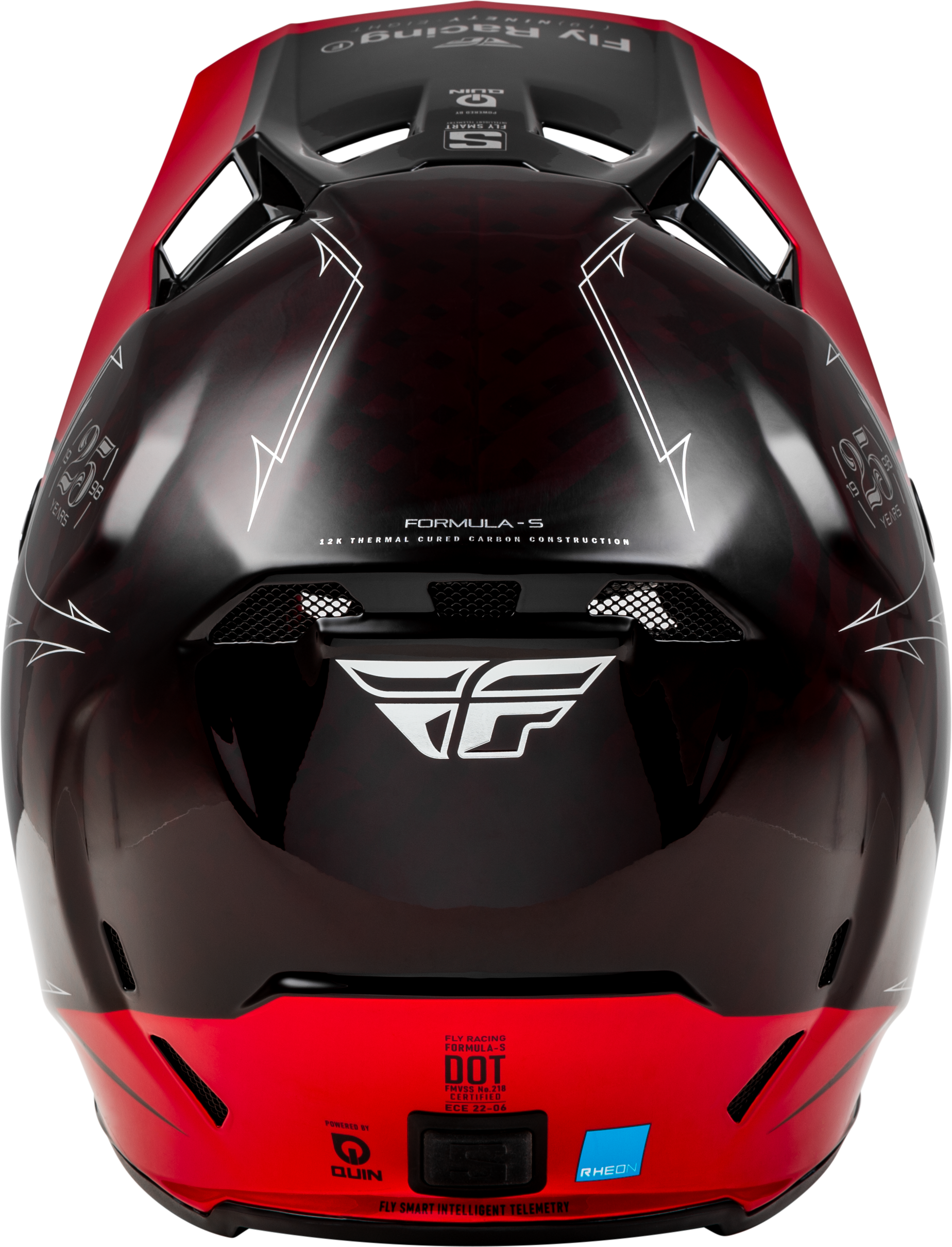 Formula S Carbon Legacy Helmet Red Carbon/Black Xs