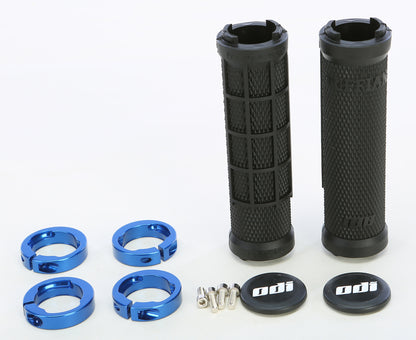 Atv Ruffian Half Waffle Grip Black/Blue