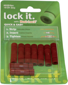 CUSTOM DYNAMICS Posi-Lock Wire Connectors 18-24 Gauge - 9PK 600