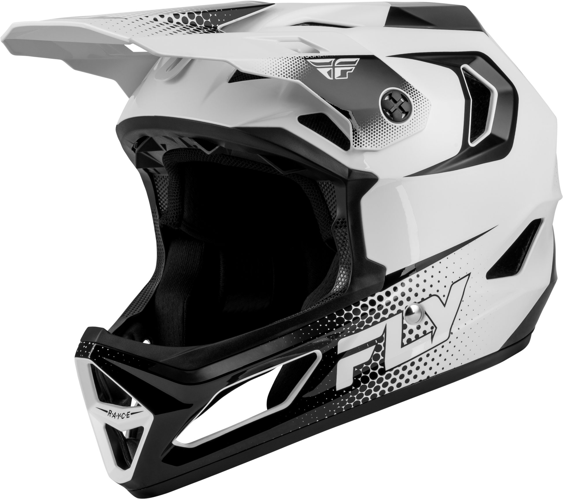 Rayce Sonar Bicycle Helmet White/Black Xl