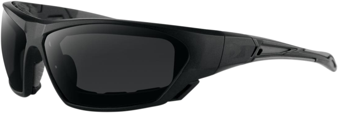 BOBSTER Crossover Convertible Sunglasses - Matte Black - Smoke Lens BCRS001